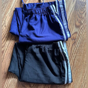 Jerzees windbreaker pants, bundle of 2 large